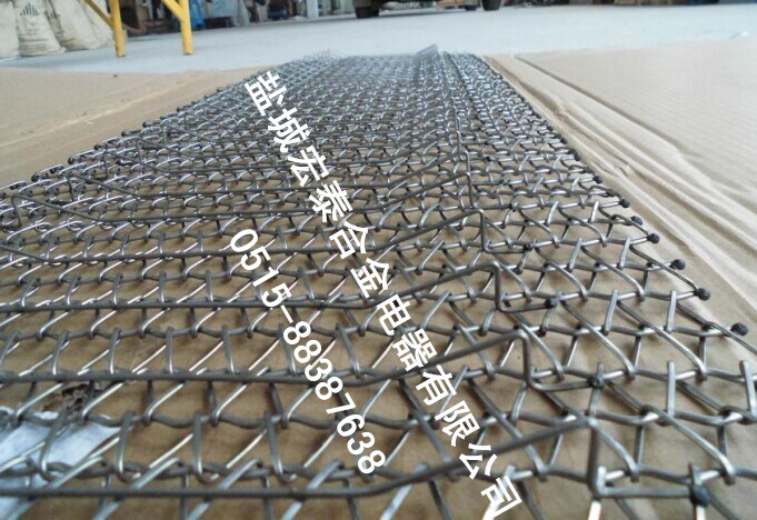 出口Inconel601材質(zhì)晶體支架網(wǎng)帶到荷蘭